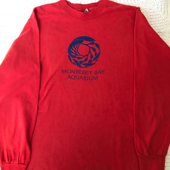 FINAL PRICE Vintage Monterey Bay Aquarium LS Tee - Picture 2 of 6